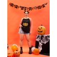 thumbnail image 2 of TIYOMI Plus Size Womens 5X Tops Halloween Leopard Pumpkin Long Sleeve Shirts Black Orange Crewneck Tees Color Block Pullover Graphic Thanksgiving Shirts Early Spring Fall Winter Tunic 5XL 26W 28W, 2 of 6