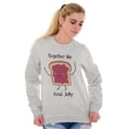 thumbnail image 5 of Kawaii Matching Couples Set PB and J Sweatshirt for Men or Women Brisco Brands L, 5 of 7