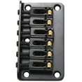 thumbnail image 3 of 2 set Hardtail Guitar Bridge Body Through for 6 String Electric Parts Black, 3 of 8