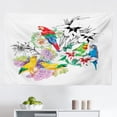 thumbnail image 1 of Parrot Tapestry, Forest Animal and Native Dreamcatchers Folk Art Exotic Design, Fabric Wall Hanging Decor for Bedroom Living Room Dorm, 2 Sizes, Multicolor, by Ambesonne, 1 of 1