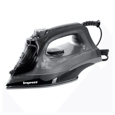 -Size Non-Stick Iron with Spray- and Auto Shut Off Black