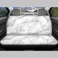 thumbnail image 6 of Uourmeti Marble Car Seat Covers Full Set Decor Front and Back Seat Protector Trendy Accessories Polyester Car Front & Rear Seat Covers Fit for most Cars Truck, 6 of 10