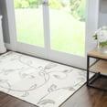 thumbnail image 1 of Designer Ambrosia Indoor Area Rug, Cream, 4' x 6', 1 of 6