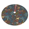 thumbnail image 5 of Cauagu 36" Christmas Tree Skirt Deers In The Forest 1 Pattern Christmas Tree Decorations Tree Mat for Xmas Decorations Occasion Holiday Home Decor -36", 5 of 7