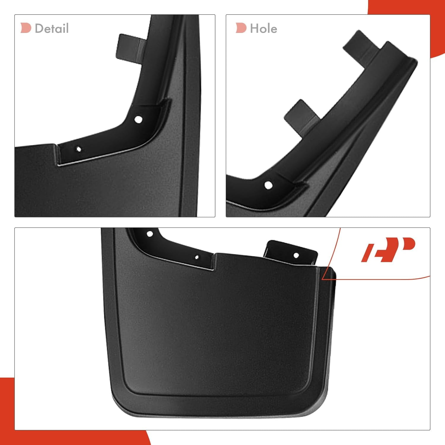 A-Premium Splash Guards Mud Flaps Mudflaps Molded Replacement for Ford F-150 F150 2015-2019 Without Factory Fender Flares Front and Rear 4-PC Set