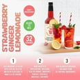 thumbnail image 6 of Top Hat Strawberry Ginger Lemonade Concentrate & Batching Mix - 2 Pack 32oz Liquid Plastic Bottles, 6 of 6