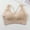 Beige, variant on Womens Lace Trim Bras Spaghetti Adjustable Straps Bralettes Full Coverage Shelf Wire-Free Brassiere Padded Push Up Sports Bra Lounge Breathable Underwear Workout Yoga Bra