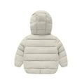 thumbnail image 4 of Hicidod Toddler Hoodie Baby Boys Girls Winter Coats Warm Thick Hooded Down Jacket Kids Infants Toddlers Winter Puffer Jacket Outerwear For Toddler 12m-5t, 4 of 6