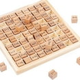thumbnail image 3 of Freer Wooden Times Table Math Multiplication Blocks Board Counting Toy Wood, 3 of 9
