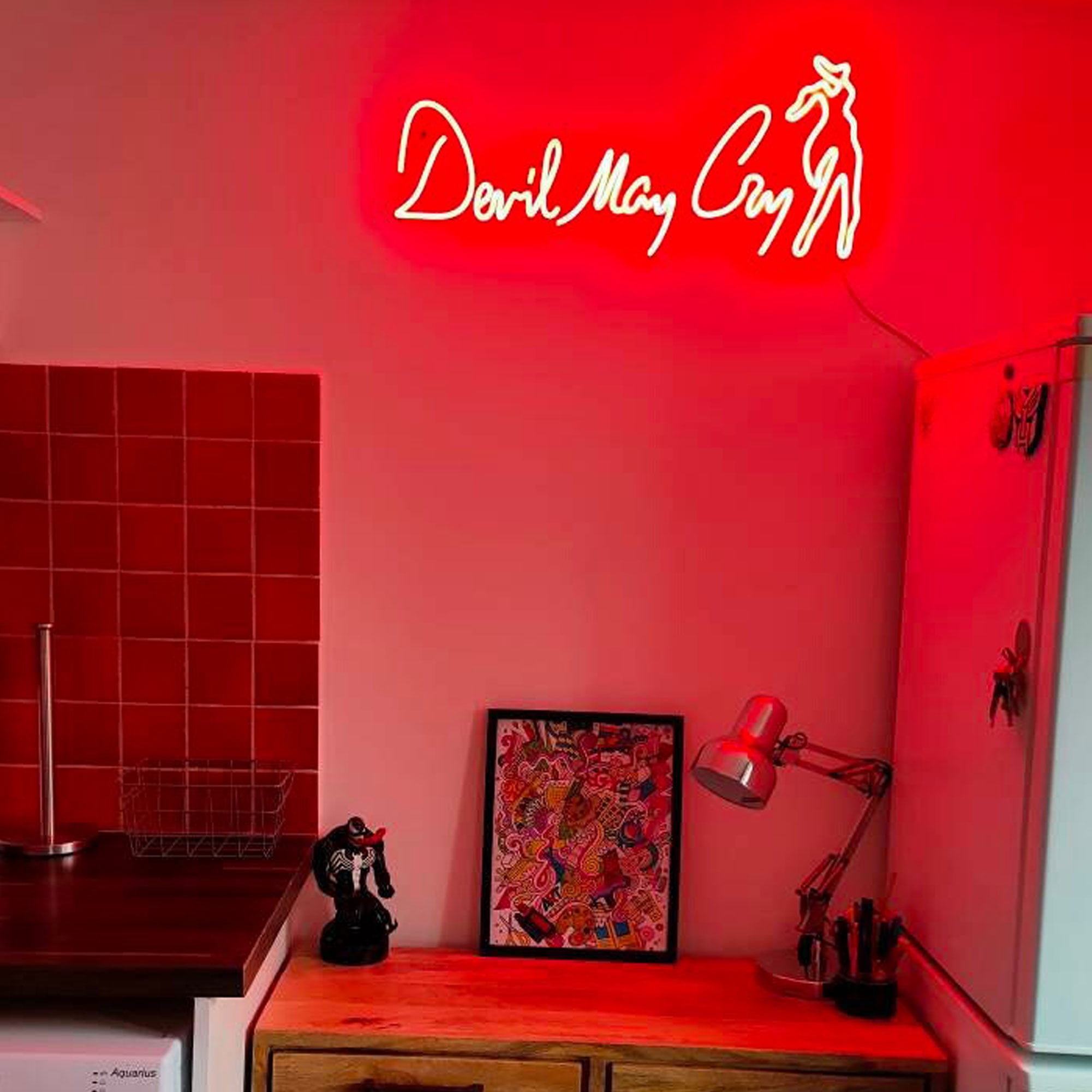 Devil May Cry LED  Neon Sign,DMC Sign,Video Game Neon Sign 24 x 10.68 Inch
