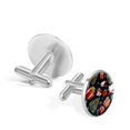 thumbnail image 3 of Christmas Elegant Shirt Cufflinks Set for Men, Stainless Steel, for Formal Occasions, 3 of 6