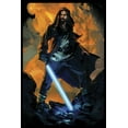 thumbnail image 2 of Boy's Star Wars: Obi-Wan Kenobi Painted Obi-Wan Graphic Tee Black X Small, 2 of 5