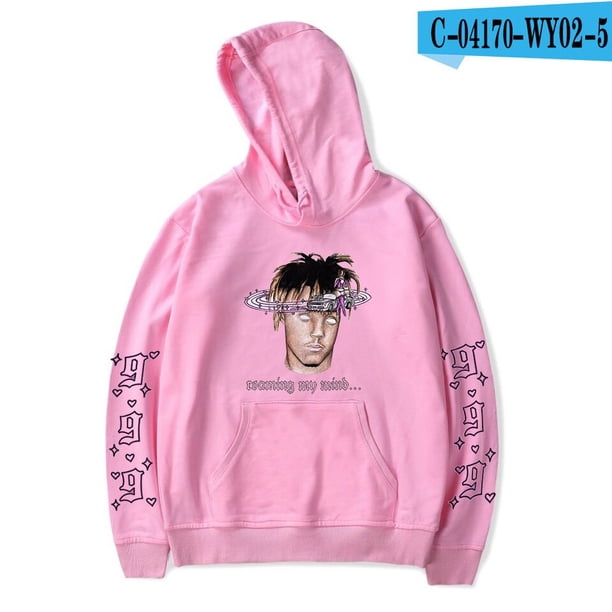 Sudaderas con capucha de Juice Wrld, chaqueta informal para adultos y niños, tallas para niños, jersey de Cosplay, ropa de calle, Jersey UnisexRosa BXXL Deng Xun unisex