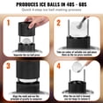 thumbnail image 3 of Máquina para hacer bolas de hielo Ice Ball Press VEVOR de 2.4 pulgadas con pinza negra, 3 of 9