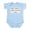 Sky Blue, variant on CafePress - Grow Up Otter Infant Bodysuit - Baby Light Bodysuit, Size Newborn - 24 Months