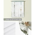 thumbnail image 5 of White Flowers Vintage Background Window Curtain for Living Room Kitchen Tie-up Roman Curtain Home Decor Blinds Drapes, 5 of 6