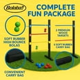 thumbnail image 5 of Bolaball Wooden Ladder Toss Game – Outdoor Ladder Ball Set for Backyard, Beach & Tailgating | Durable Wooden Frame | Soft Rubber Bolas | Carrying Case Included | Easy Assembly Family Yard Game, 5 of 8