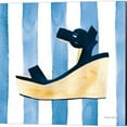 thumbnail image 2 of Great Art Now Beach Glam Navy on Stripes by Mercedes Lopez Charro 2 Piece Canvas Art Set Each 14"W x 14H, 2 of 3