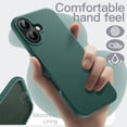thumbnail image 2 of JETech Liquid Silicone Case for iPhone 17 6.3-Inch, Silky Soft Touch Full-Body Protection (Midnight Green), 2 of 6