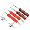 thumbnail image 2 of Tire Valve Core Remover, Multifunction Single Double Heads 6PCS 4 Way Tire Valve Tool  For Cars Trucks Motorcycles, 2 of 8
