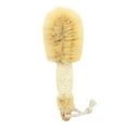 thumbnail image 4 of Sisal Brush Graspable Hang Shower Wear-resistant Dry Brushing Clean Rubbing Tool Bathing Massage Exfoliating Multi-Purpose Wood Color, 4 of 9