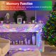 thumbnail image 3 of Cadena de luces Nielfoi, 30 m, 300 LED, multicolor, resistente al agua, 3 of 9