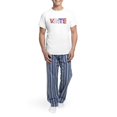 thumbnail image 5 of CafePress - Get Out The Vote Men's Light Pajamas - Men's Light Loose Fit Cotton Pajama Set, 5 of 7