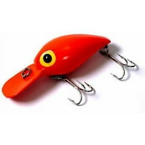 Brad's Mag Wigglers Crank Bait, Fluorescent Orange