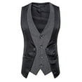 thumbnail image 1 of New Mens Fallow Stitching Fake Two Breasted Leisure Waistcoat, 1 of 4
