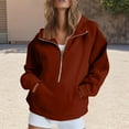 thumbnail image 2 of HSHMT Under $16 Essentials Hoodie Womens Zip Up Hoodies Oversized Sweatshirts Fall School Fashion Outfits Casual Jackets 2025 Winter Clothes Usa Sweatshirt Women L, 2 of 8