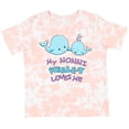 thumbnail image 3 of Inktastic My Nonni Whale-y Loves Me Boys or Girls Toddler T-Shirt, 3 of 5