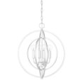 thumbnail image 2 of Capital Lighting Four Light Pendant 19" Four Light Pendant, Silver Leaf Finish, 2 of 2
