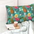 thumbnail image 4 of Naloa Pineapple Pillow Covers, Throw Pillow Case Cushion Covers,Cushion for Bedroom,Couch,Home-14"x20", 4 of 6