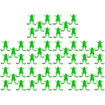 thumbnail image 1 of 5 Uds Cebo Suave 10g Flotante Con Patas para Pesca Lubina () Verde, 1 of 5