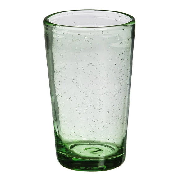 Green Glass Tabletop Tumblers Set of 4