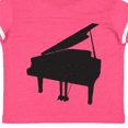 thumbnail image 4 of Inktastic Piano Silhouette Boys or Girls Toddler T-Shirt, 4 of 5