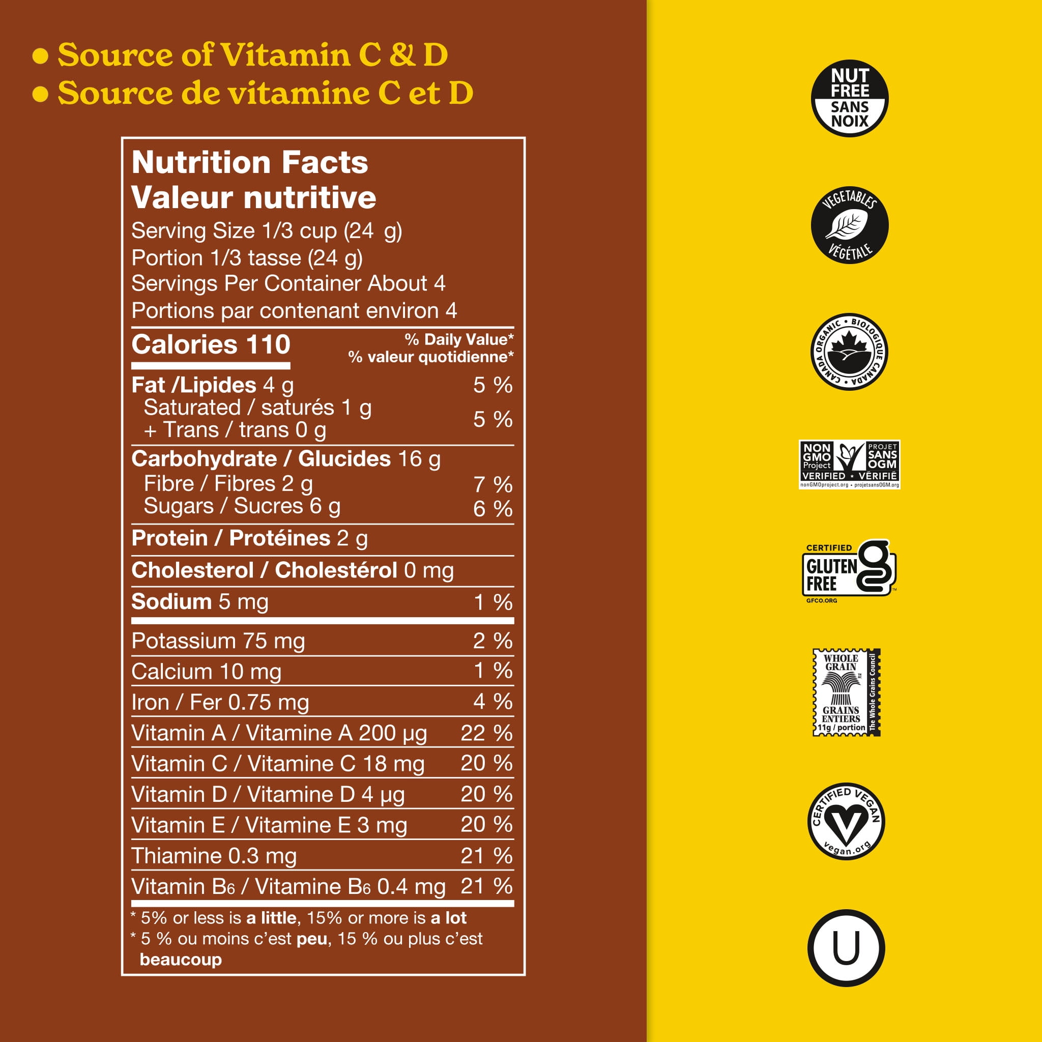 MadeGood Chocolate Banana Granola Minis 100g