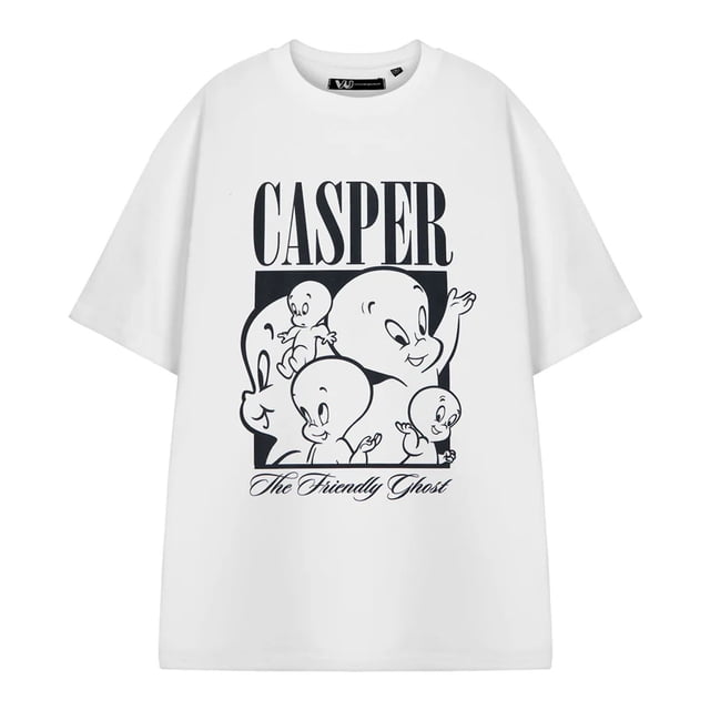 Casper T-Shirt à Manches Courtes Adulte The Friendly Ghost
