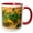 Red/White, variant on 3drose, Usa. Texas, Guadalupe Mountain Np, Prickly Pear Cactus., 11oz Mug