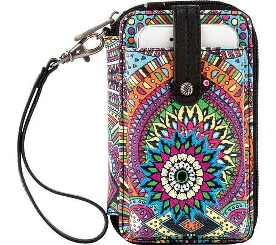 Women's Sakroots Artist Circle Smartphone Wristlet II x