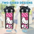 thumbnail image 2 of Hello Kitty Shaker Bottles for Protein Mixes, 18 oz, Shaker Bottle with Wire Whisk Ball, Protein Shaker Bottle, Shaker Cup, Protein Shaker, 2 of 5