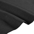thumbnail image 4 of TWOPAGES Cotton Blend Curtain Room Darkening Pinch Pleat Textured Curtain for Bedroom, 1 Panel, 52"x108L, Black, 4 of 5