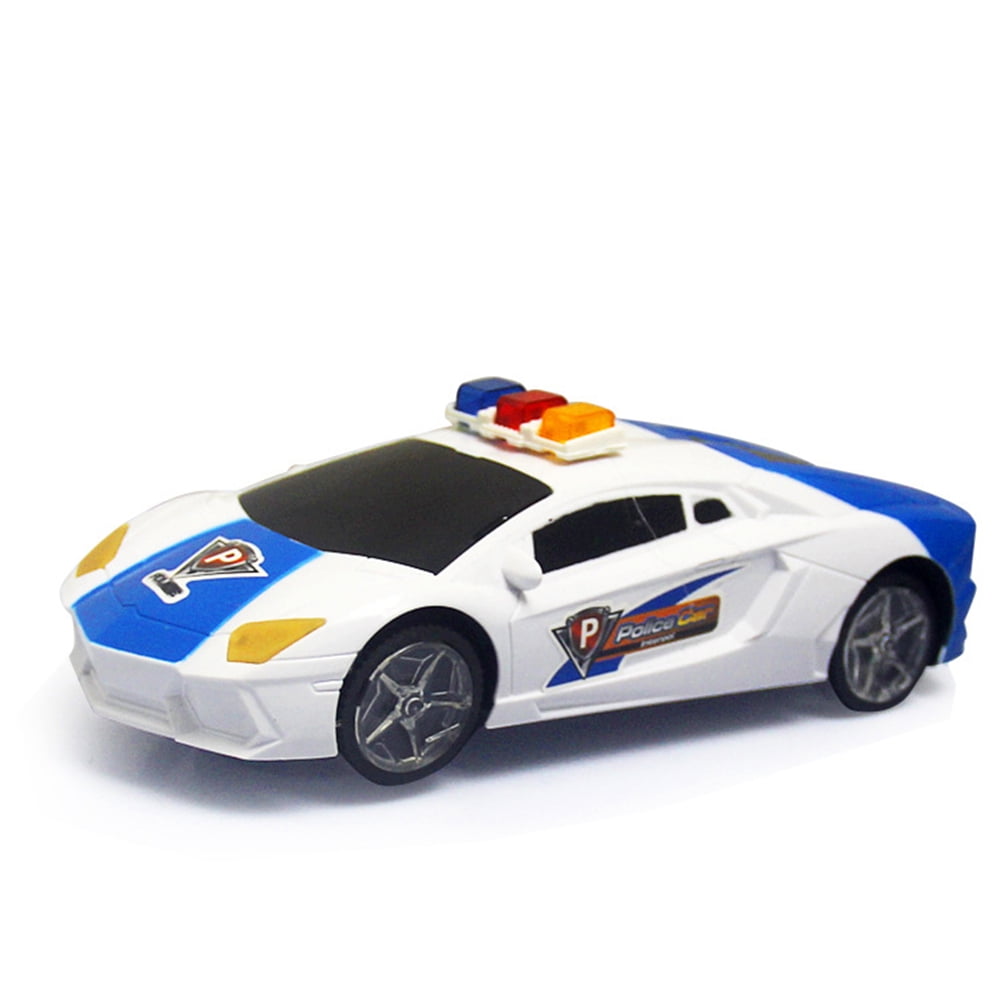 Electric Car /Police Car Model Toy with Flashing Light and Dynamic Music Universal Cars Gifts