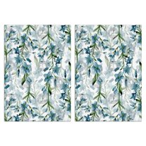 Flowers and Plants Kitchen Towels Set Of 2, Absorbent and Soft Dish Towels for Farmhouse Decor, Country Kitchen.