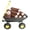 Black, variant on 55L Folding Poly Garden Dump Carts And Wagons with Wheels,10 inches Tire Dump Truck,300 lbs Capacity Green