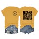 thumbnail image 1 of Gibobby Casual Playera de Manga Corta para Mujer Blusas gasa con cuello en V sueltas causales manga 3/4 para mujer(Amarillo,G), 1 of 5