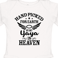 thumbnail image 4 of Inktastic Handpicked for Earth by My Yaya in Heaven with Angel Wings Boys or Girls Long Sleeve Baby Bodysuit, 4 of 5