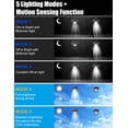 thumbnail image 3 of Solar Pendant Lights Outdoor,Motion Sensor Lights, IP65 Waterproof, Switchable 5 Lighting Modes.Remote Control and Solar Powered Suitable for Solar Gazebo Lights and Sola, 3 of 9