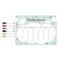 thumbnail image 2 of YAOMOBB Acrylic Board Re writable Transparent Acrylic Weekly Planner Magnetic Stickers for Smooth Organization, 2 of 7