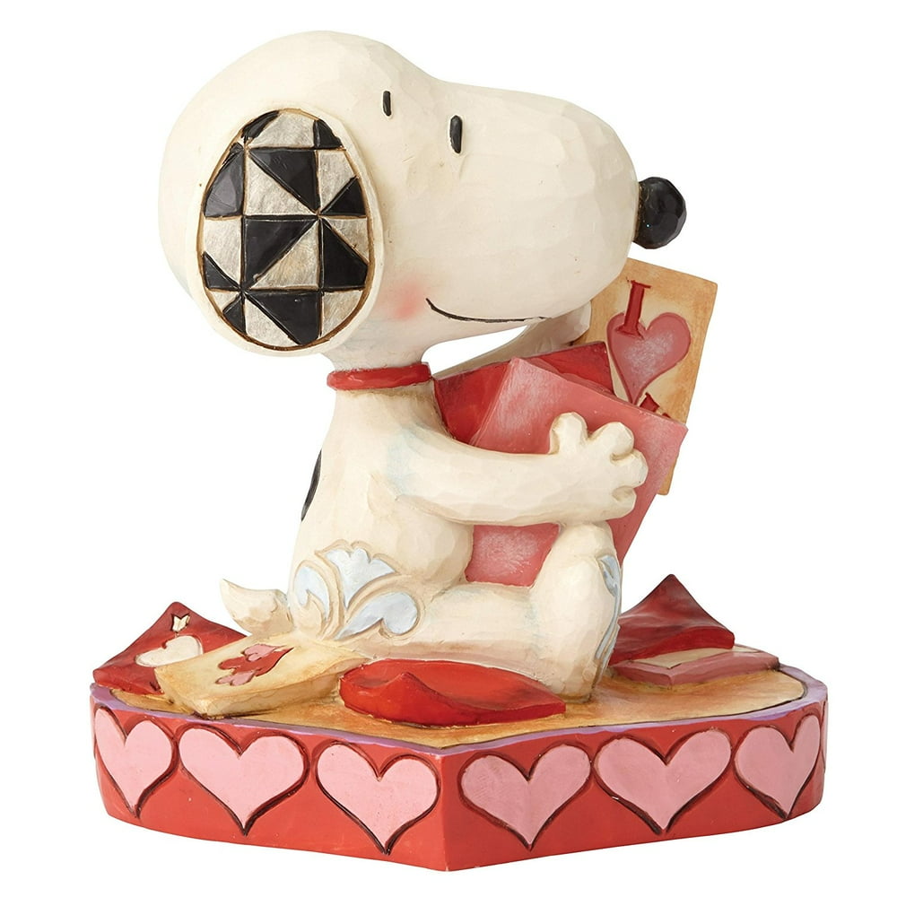 Peanuts by Jim Shore Snoopy With Valentine's Cards Figurine, Enesco By Enesco